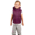 Potent Purple - Side - Trespass Girls Aretha Hooded Casual Gilet