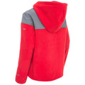 Red - Back - Trespass Boys Bieber Hooded Fleece Jacket