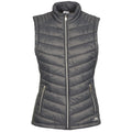 Carbon - Front - Trespass Womens-Ladies Elanora Padded Gilet