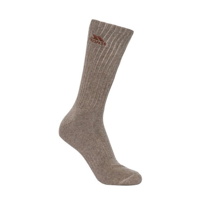 Carbon Melange-Black-Mocha Melange - Back - Trespass Mens Torren Cushioned Socks (Pack Of 3)