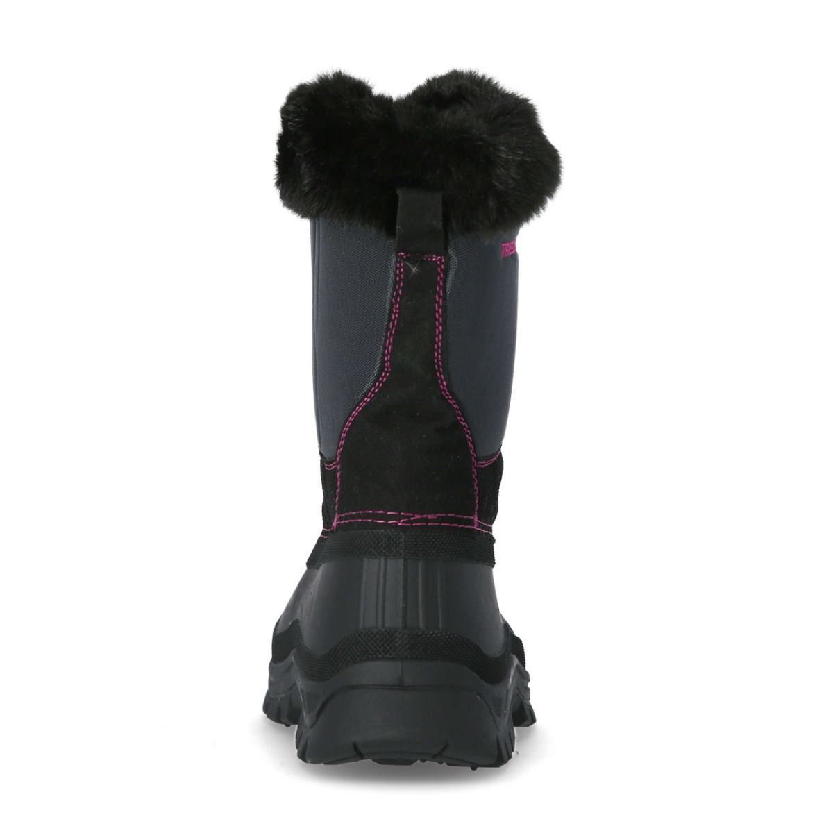 Black - Side - Trespass Womens-Ladies Zesty Snow Boots