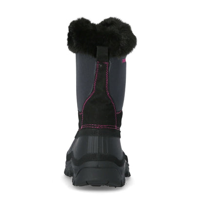 Black - Side - Trespass Womens-Ladies Zesty Snow Boots