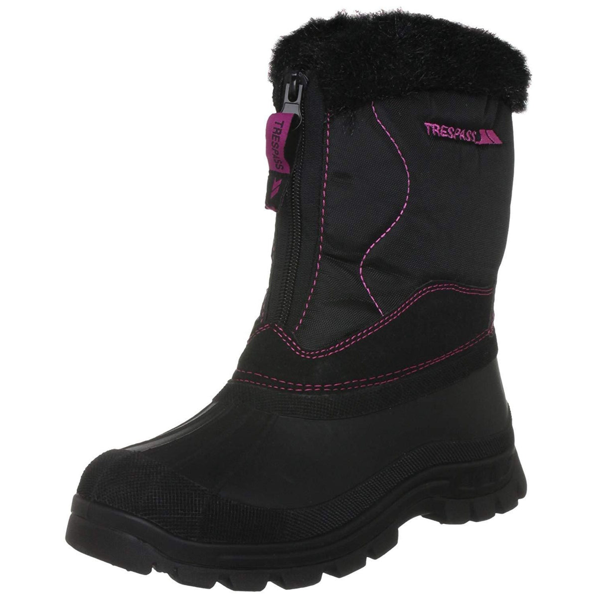 Black - Front - Trespass Womens-Ladies Zesty Snow Boots