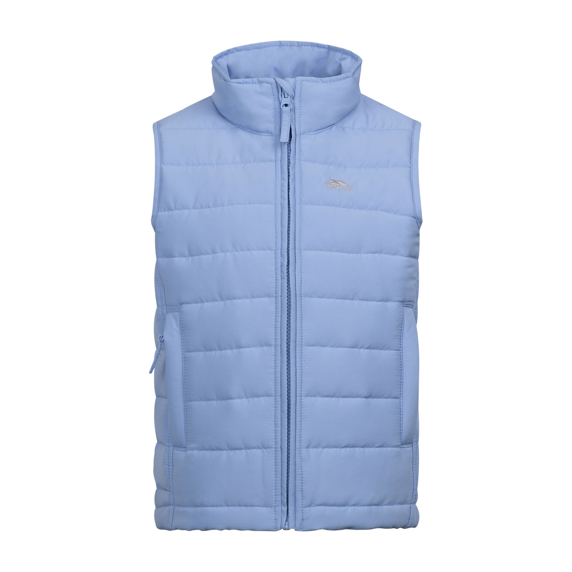 Cornflower Blue - Front - Trespass Childrens-Kids Jadda Gilet