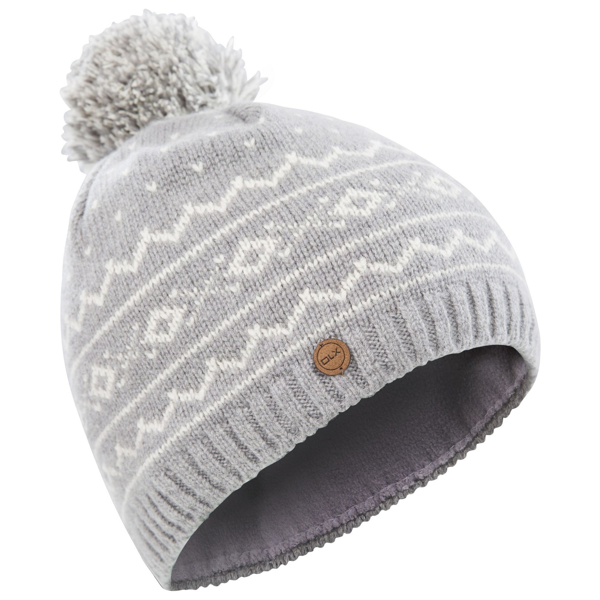 Platinum - Front - Trespass Holbray Knitted Hat
