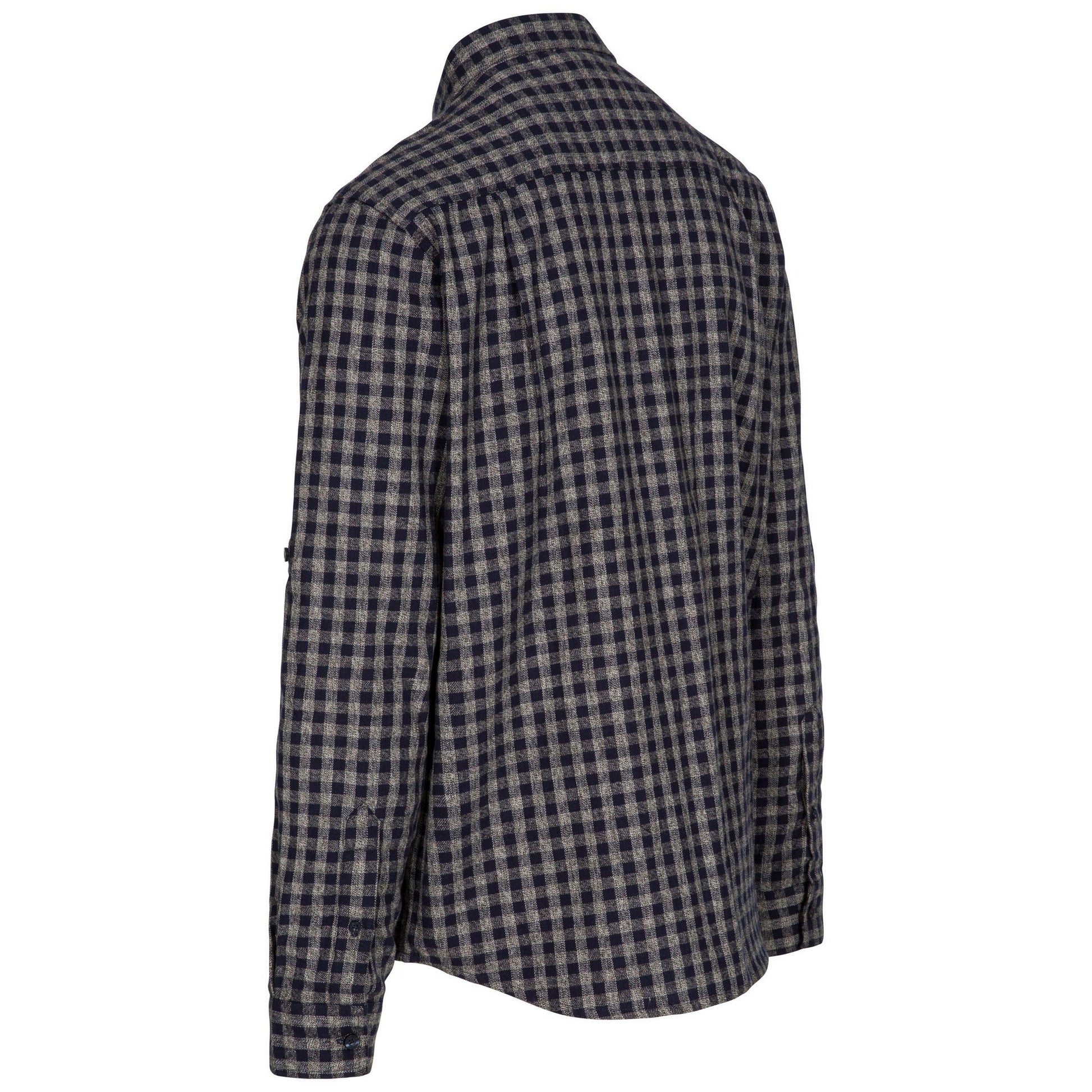 Navy Check - Lifestyle - Trespass Mens Participate Shirt