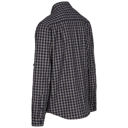 Navy Check - Lifestyle - Trespass Mens Participate Shirt
