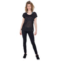 Black - Back - Trespass Womens-Ladies Newby Active T-Shirt