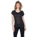 Black - Side - Trespass Womens-Ladies Newby Active T-Shirt