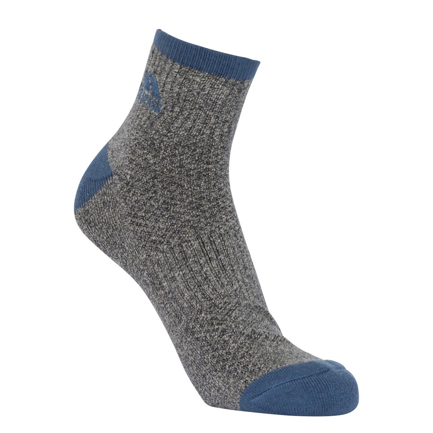 Flint Melange - Front - Trespass Mens Vildhelm Technical Sport Socks (3 Pairs)