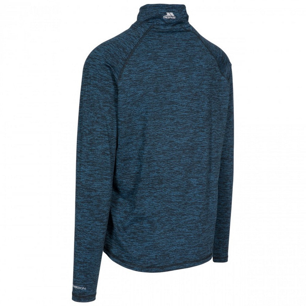 Vibrant Blue Fleck - Back - Trespass Mens Gerry Active Top