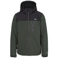 Olive - Front - Trespass Mens Hebron II Softshell Jacket