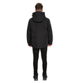 Black - Side - Trespass Mens Destroyer Waterproof Jacket