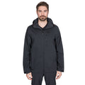 Black - Back - Trespass Mens Weir Waterproof Jacket