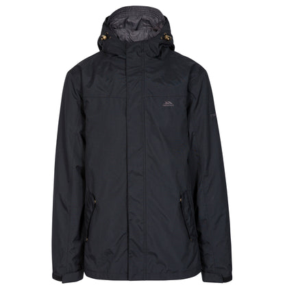 Black - Front - Trespass Mens Enthusiasts Waterproof Jacket