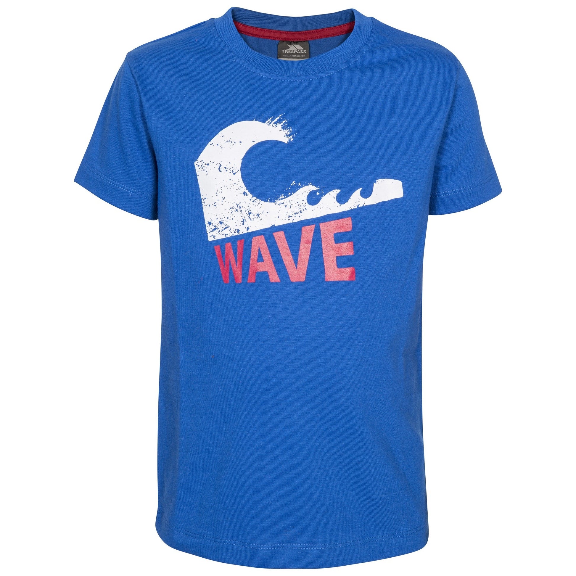 Blue - Front - Trespass Childrens Boys Jakob T-Shirt