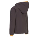 Dark Grey - Side - Trespass Childrens-Kids Kian Softshell Jacket