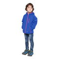 Dark Blue - Side - Trespass Childrens-Kids Kian Softshell Jacket