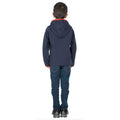 Navy - Side - Trespass Childrens-Kids Kian Softshell Jacket