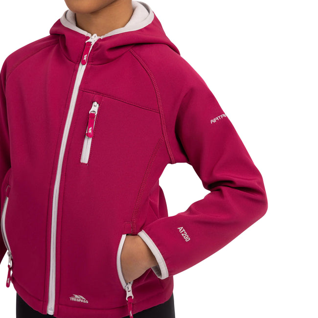 Berry - Side - Trespass Childrens-Kids Kian Softshell Jacket