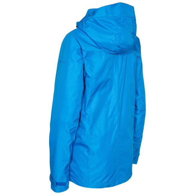 Vibrant Blue - Lifestyle - Trespass Womens-Ladies Review Waterproof Jacket