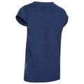 Navy - Side - Trespass Childrens Girls Leia T-Shirt