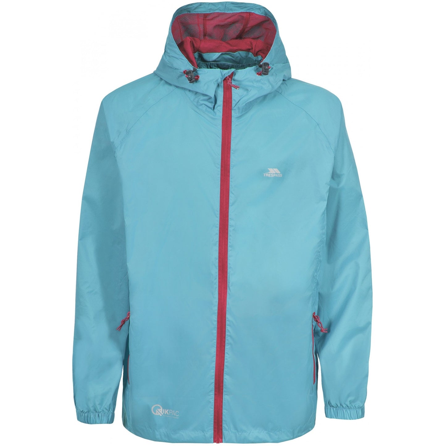 Aquatic - Front - Trespass Childrens-Kids Qikpac Waterproof Packaway Jacket