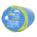 Navy - Side - Trespass Childrens-Kids Qikpac Waterproof Packaway Jacket