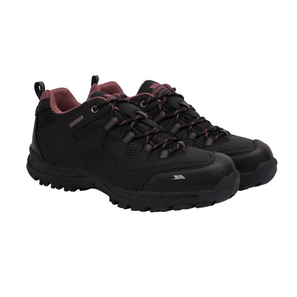 Black - Close up - Trespass Womens-Ladies Mitzi Low Cut Hiking Shoes