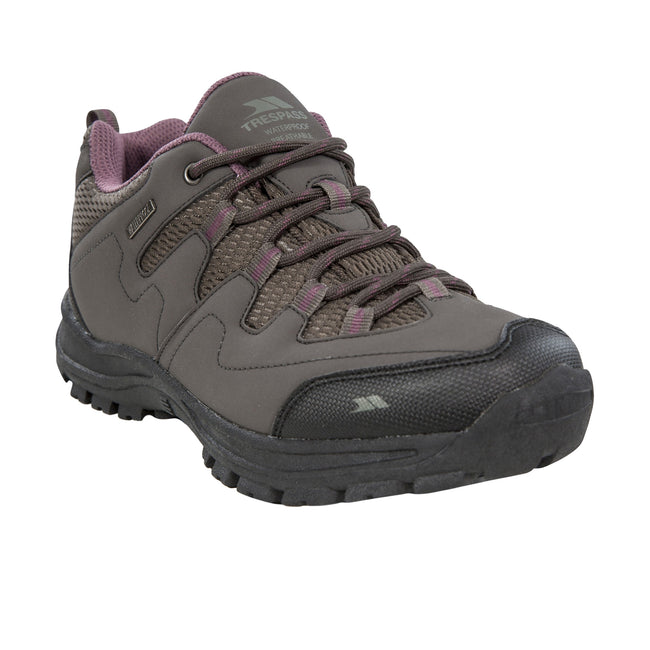 Coffee - Back - Trespass Womens-Ladies Mitzi Low Cut Hiking Shoes