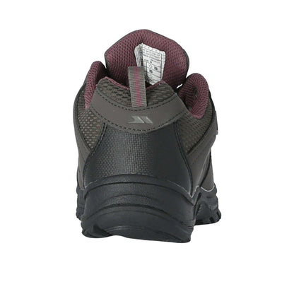 Coffee - Side - Trespass Womens-Ladies Mitzi Low Cut Hiking Shoes
