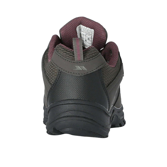 Coffee - Side - Trespass Womens-Ladies Mitzi Low Cut Hiking Shoes