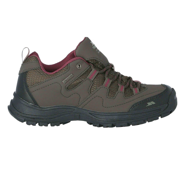 Coffee - Front - Trespass Womens-Ladies Mitzi Low Cut Hiking Shoes