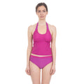 Purple Orchid Spot - Back - Trespass Womens-Ladies Winona Tankini