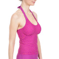 Purple Orchid Spot - Pack Shot - Trespass Womens-Ladies Winona Tankini