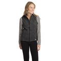 Black Marl - Side - Trespass Womens-Ladies Mildred Fleece Gilet