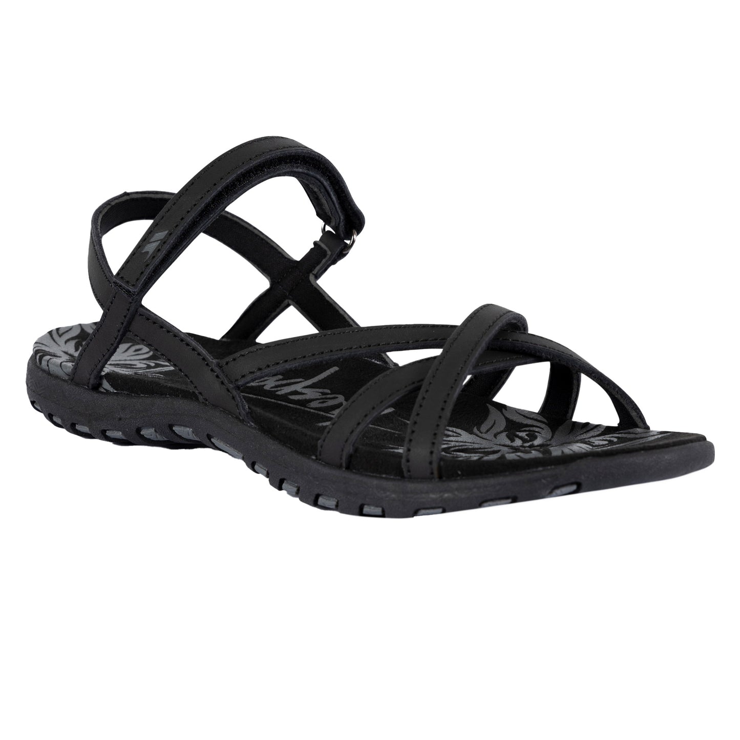Black - Front - Trespass Womens-Ladies Kimbra Sandals