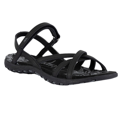 Black - Front - Trespass Womens-Ladies Kimbra Sandals