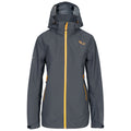 Carbon - Front - Trespass Womens-Ladies Gayle Waterproof Jacket