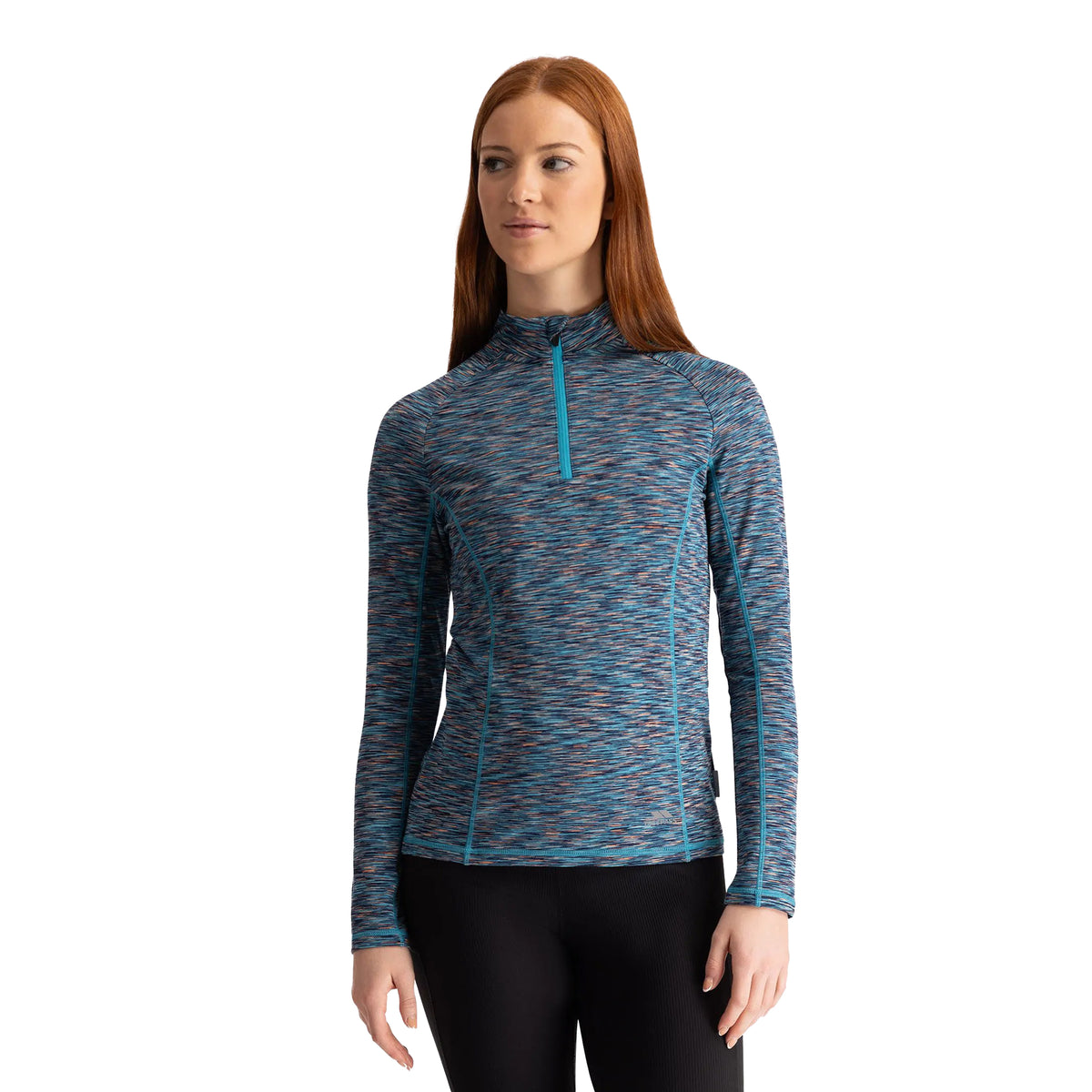 Marine Marl - Side - Trespass Womens-Ladies Edith Active Top