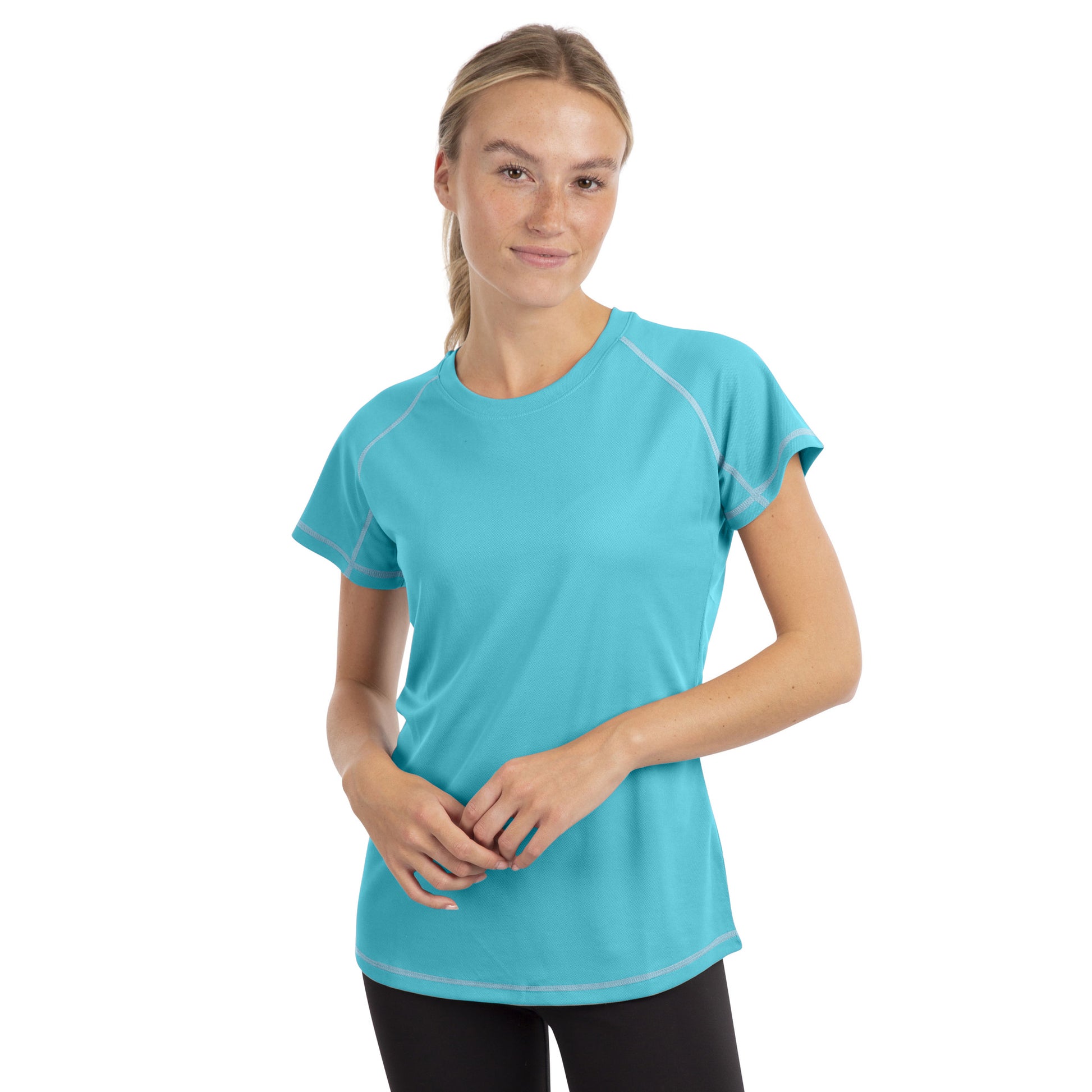 Marine - Pack Shot - Trespass Womens-Ladies Viktoria Active T-Shirt