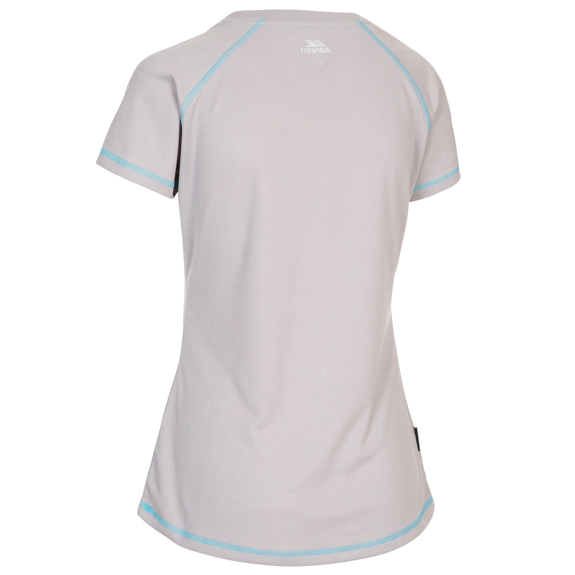 Platinum - Back - Trespass Womens-Ladies Viktoria Active T-Shirt