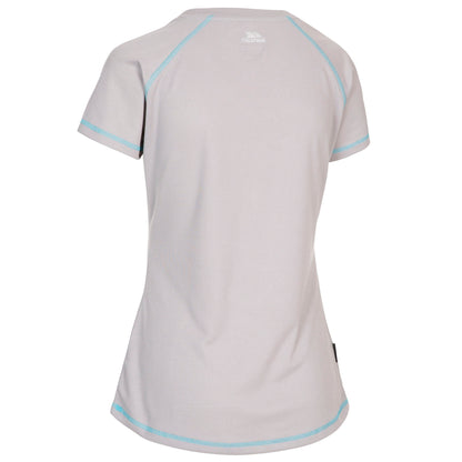 Platinum - Back - Trespass Womens-Ladies Viktoria Active T-Shirt