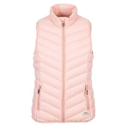Misty Rose - Front - Trespass Womens-Ladies Giana Down Gilet