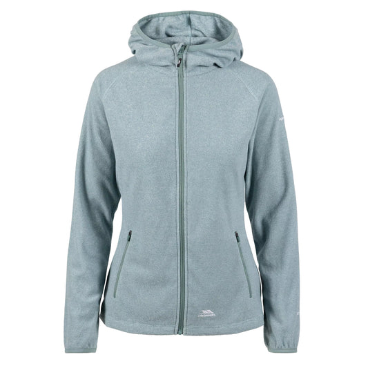Teal Mist - Front - Trespass Womens-Ladies Jennings Fleece Jacket