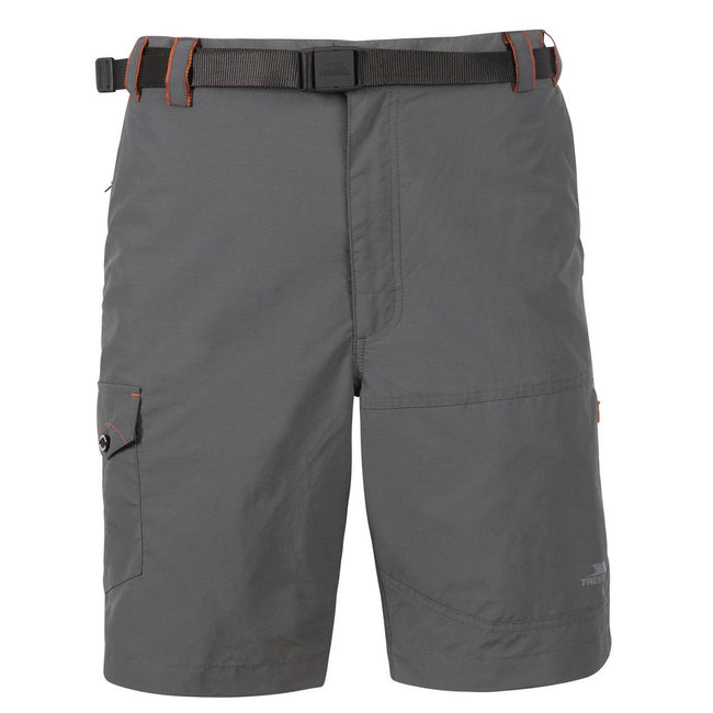 Carbon - Front - Trespass Mens Rathkenny Belted Shorts