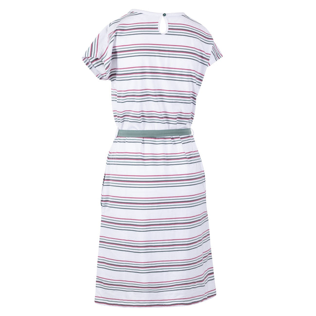 Multicoloured Stripe - Back - Trespass Womens-Ladies Lidia Round Neck Cotton Dress