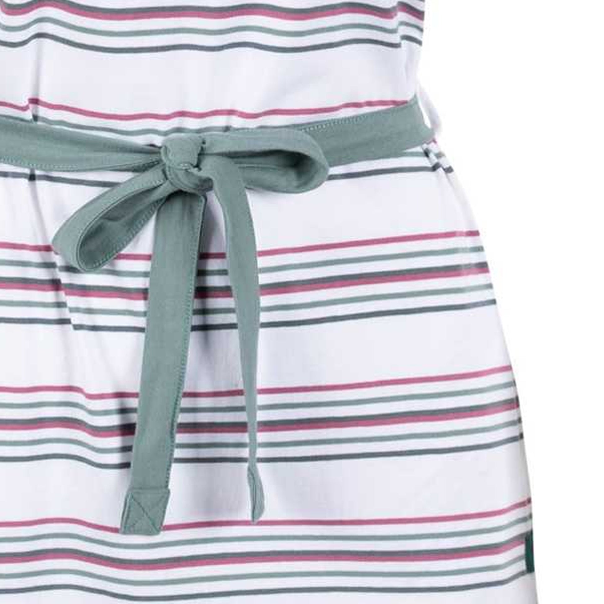 Multicoloured Stripe - Lifestyle - Trespass Womens-Ladies Lidia Round Neck Cotton Dress