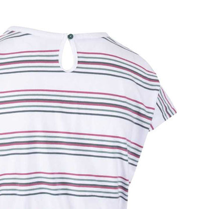 Multicoloured Stripe - Pack Shot - Trespass Womens-Ladies Lidia Round Neck Cotton Dress