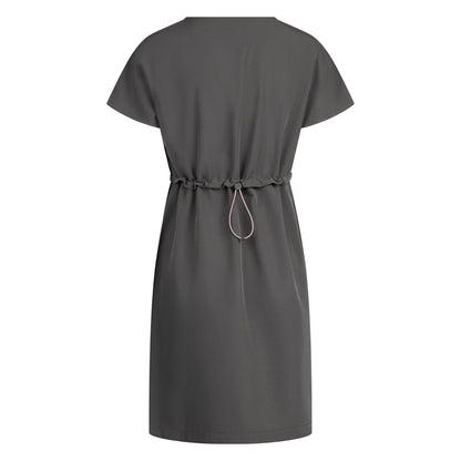 Herb - Back - Trespass Womens-Ladies Lidia Round Neck Cotton Dress